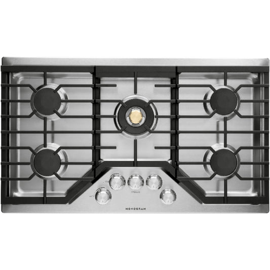 Parrilla GE Monogram Gas 36", (5Q), Acero Inoxidable